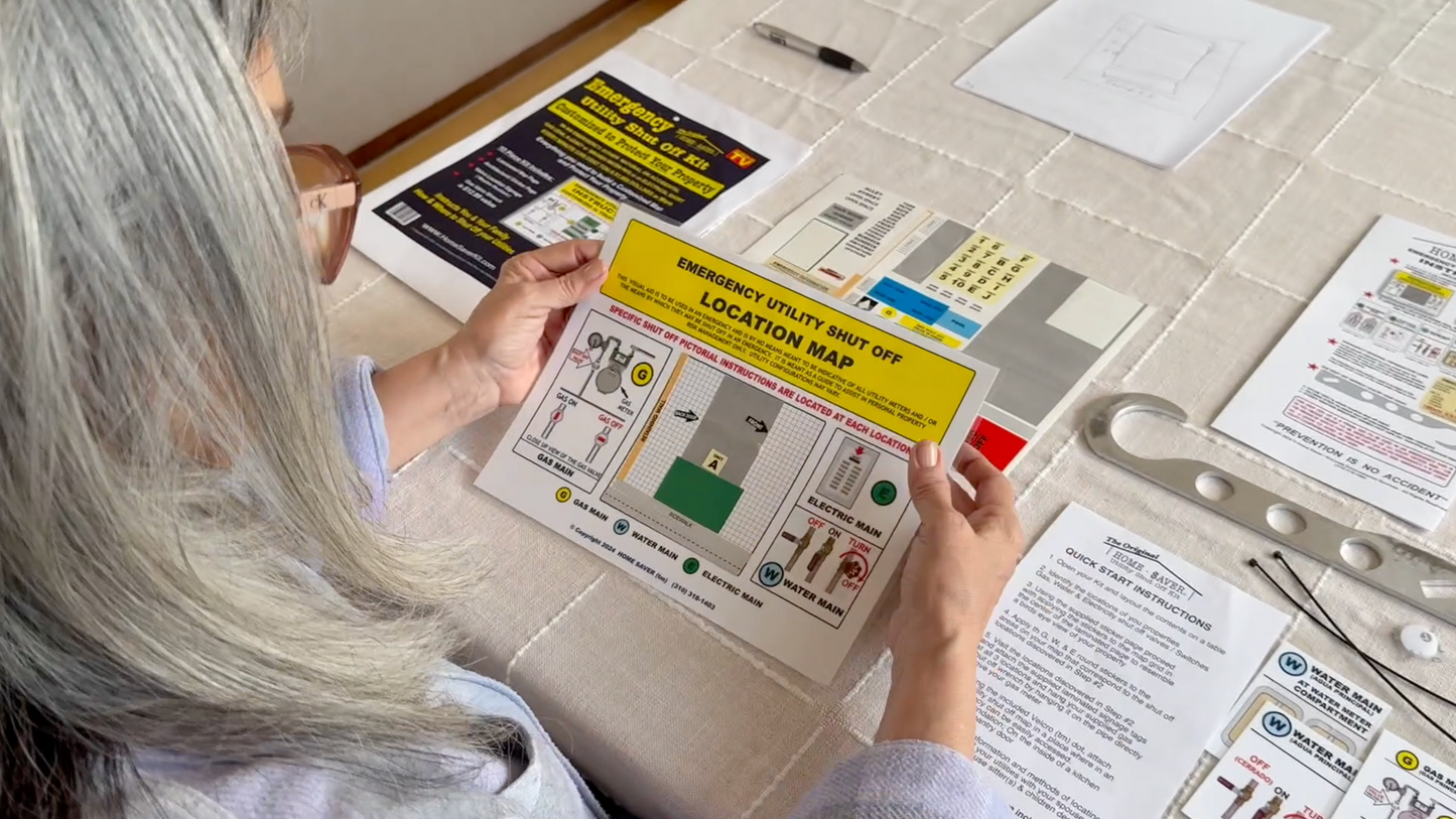 Home Saver Kit 2.0 - Replacement Map & Sticker Set