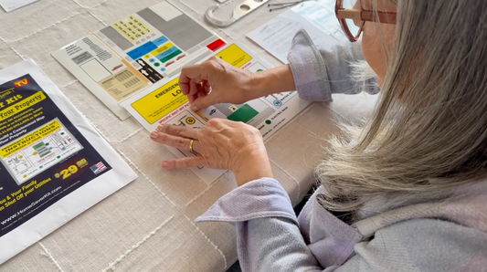 Home Saver Kit 2.0 - Replacement Map & Sticker Set